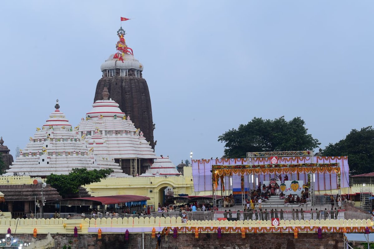 Devi Subhadra upon the Snana Mandapa